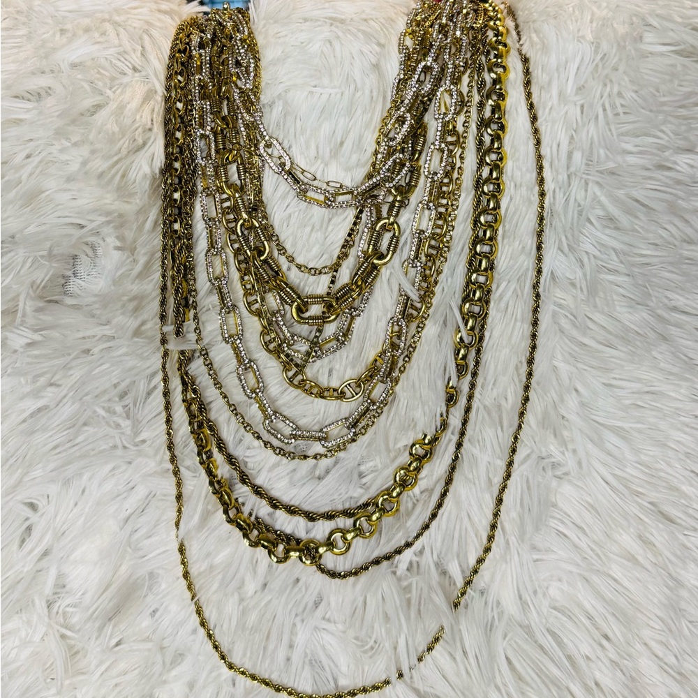 Sassy Jones Gold and Silver Layered Necklace
